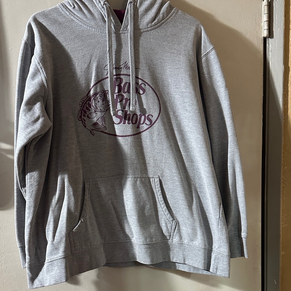 Bass Pro Shops Heather Gray Hoodie